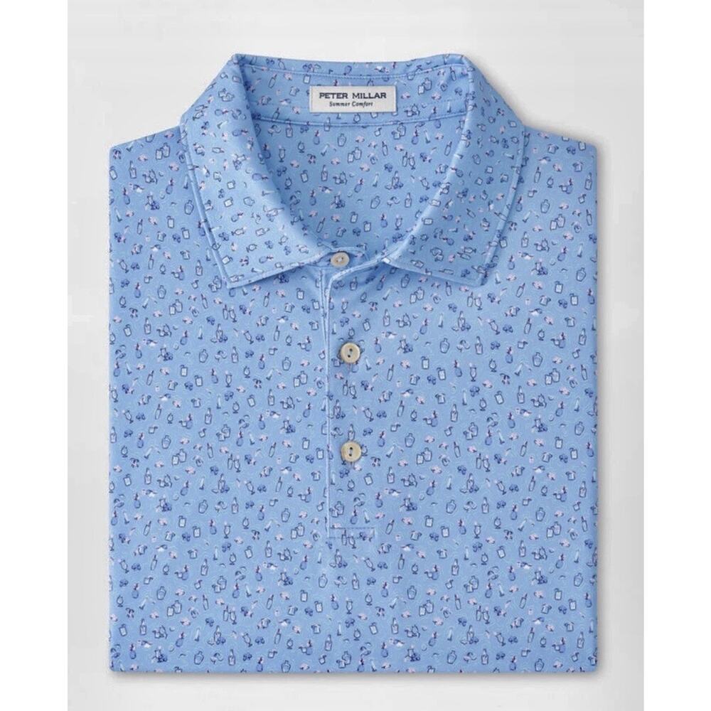 Peter Millar Size XL Chillax Performance Jersey Polo, MF23EK30S, $110, NWT